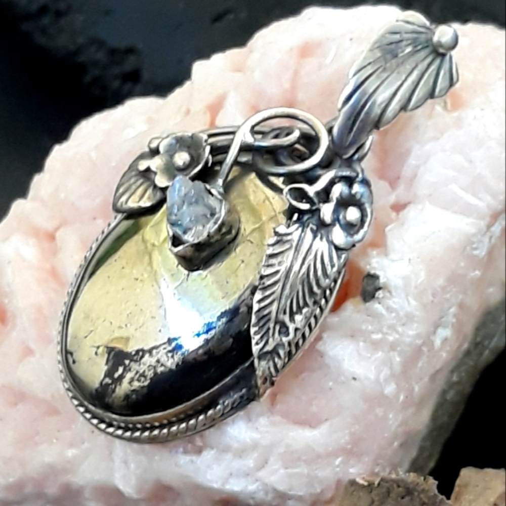 Native American Style Healer's Gold Pendant